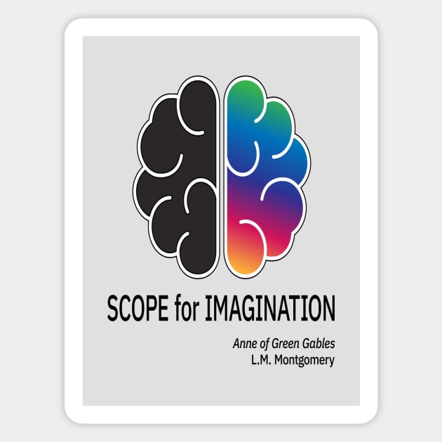 Scope for Imagination Magnet by UltraQuirky